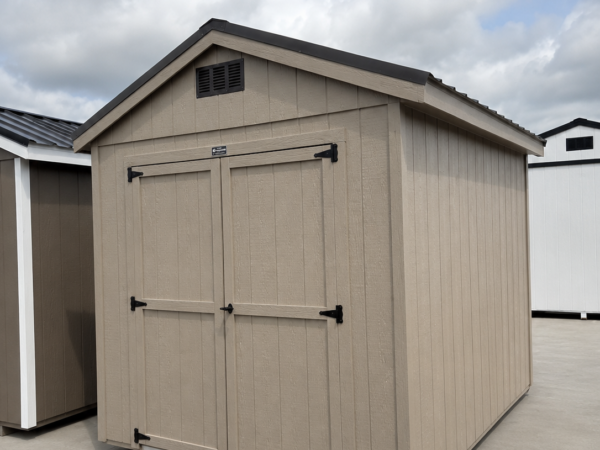 8'x10' Economy Ranch Gable Wood Shed