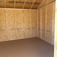 75565-1 12'x16' Economy Ranch Gable Wood Shed