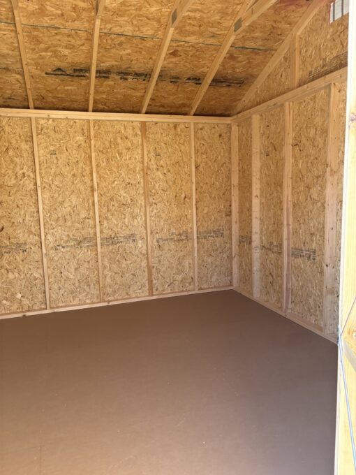 75565-1 12'x16' Economy Ranch Gable Wood Shed