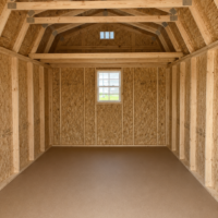75568-1 10'x16' Economy High Barn Wood Shed