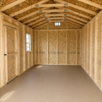 75572-1 10'x20' Economy Ranch Gable Wood Shed