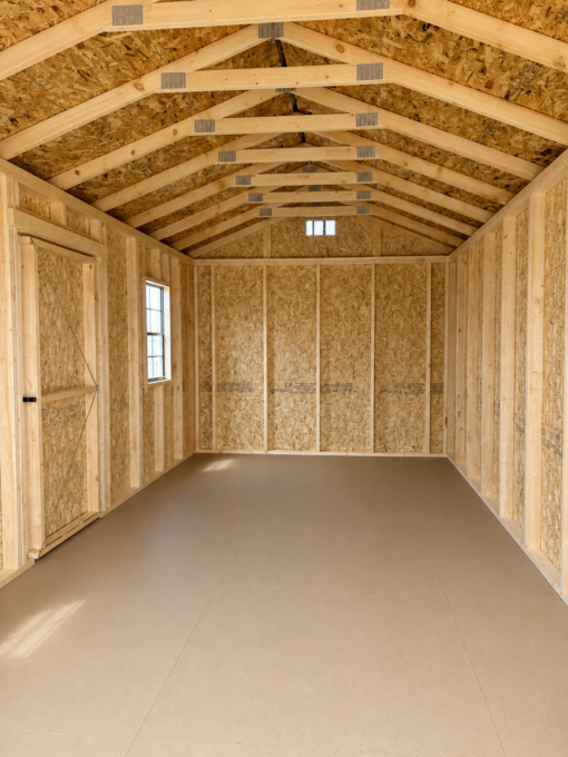 75572-1 10'x20' Economy Ranch Gable Wood Shed