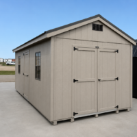 75572 10'x20' Economy Ranch Gable Wood Shed