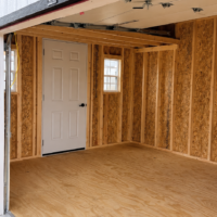 12'x16' Ranch Gable Wood Panel Garage