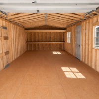 14'x32' Ranch Gable Wood Panel Garage