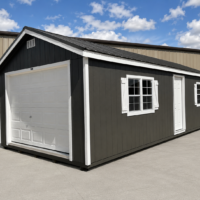 14'x32' Ranch Gable Wood Panel Garage