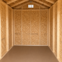 8'x10' Economy Ranch Gable Wood Shed