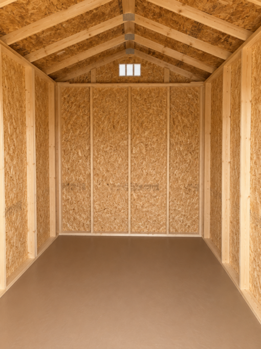 8'x10' Economy Ranch Gable Wood Shed
