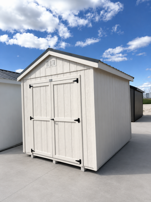 8'x10' Economy Ranch Gable Wood Shed