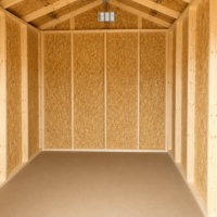 75690-1 8'x10' Economy Ranch Gable Wood Shed