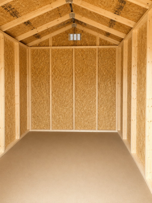 75690-1 8'x10' Economy Ranch Gable Wood Shed