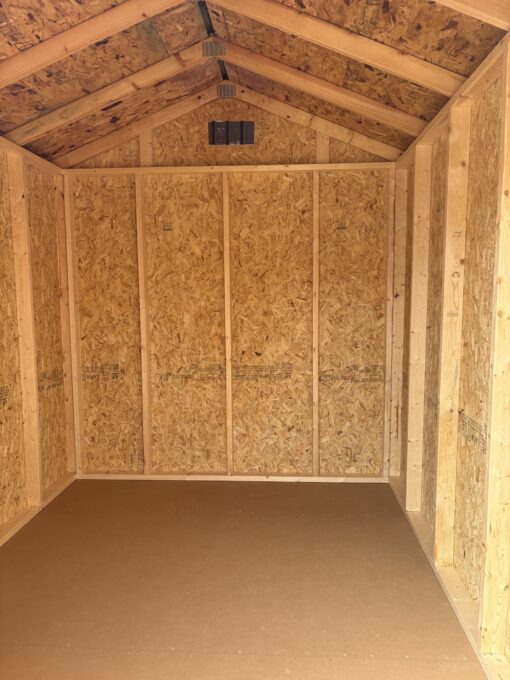 8'x10' Economy Ranch Gable Wood Shed