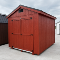 8'x10' Economy Ranch Gable Wood Shed