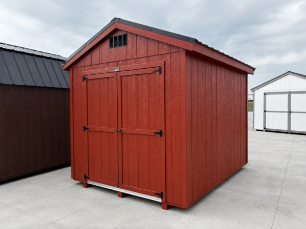 8'x10' Economy Ranch Gable Wood Shed