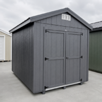 8'x10' Economy Ranch Gable Wood Shed