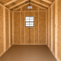 75699-1 8'x12' Economy Ranch Gable Wood Shed