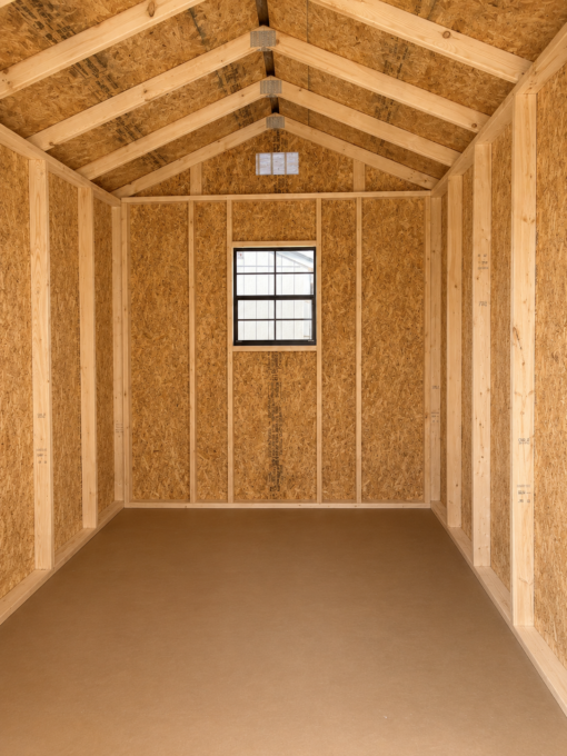 75699-1 8'x12' Economy Ranch Gable Wood Shed