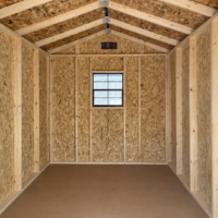 75702-1 8'x12' Economy Ranch Gable Wood Shed