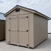 8'x10' Economy Ranch Wood Panel Shed