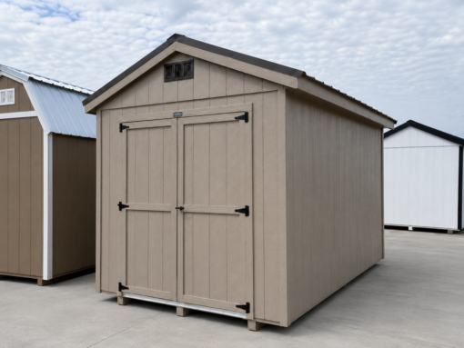 8'x10' Economy Ranch Wood Panel Shed