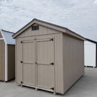 75705 8'x10' Economy Ranch Wood Panel Shed