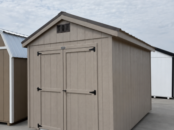 8'x10' Economy Ranch Wood Panel Shed