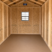 8'x12' Economy Ranch Gable Wood Shed