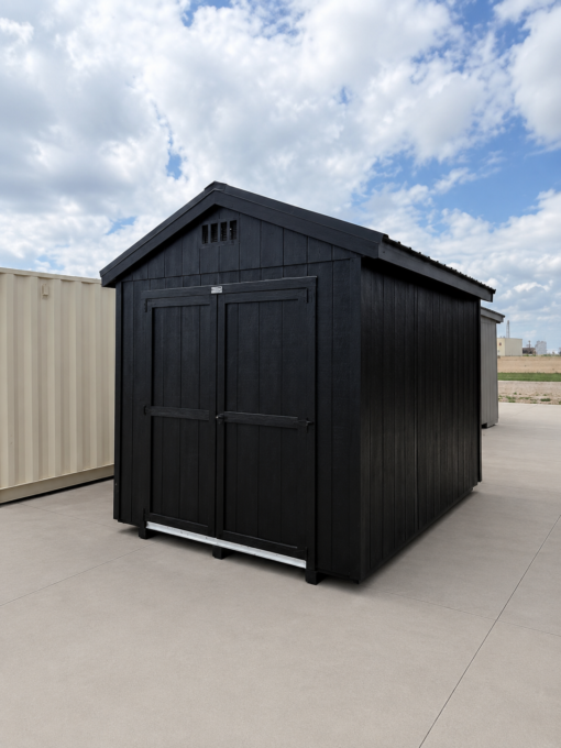 8'x12' Economy Ranch Gable Wood Shed
