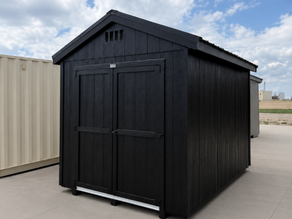 8'x12' Economy Ranch Gable Wood Shed