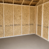 10'x12' Economy Ranch Gable Wood Shed