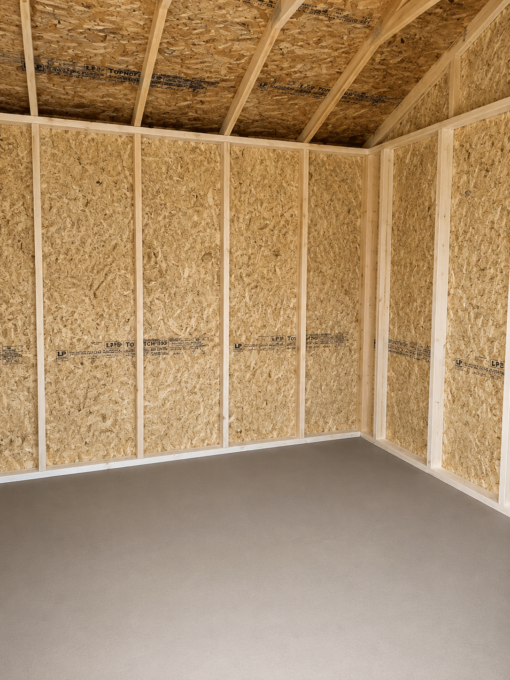 10'x12' Economy Ranch Gable Wood Shed