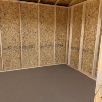 75731-1 10'x12' Economy Ranch Gable Wood Shed