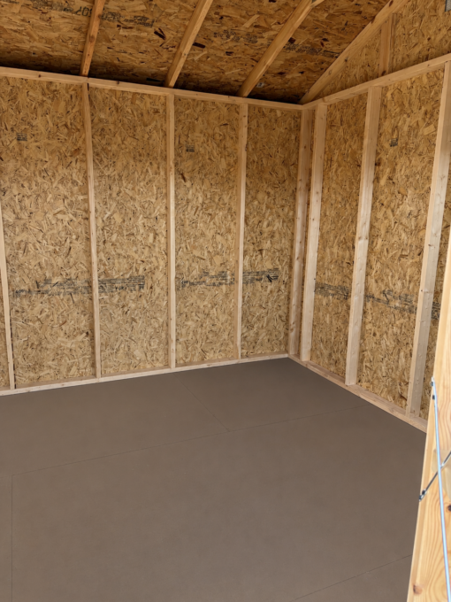75731-1 10'x12' Economy Ranch Gable Wood Shed