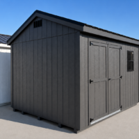 75731 10'x12' Economy Ranch Gable Wood Shed