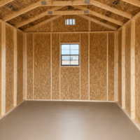 75735-1 10'x12' Economy Ranch Gable Wood Shed