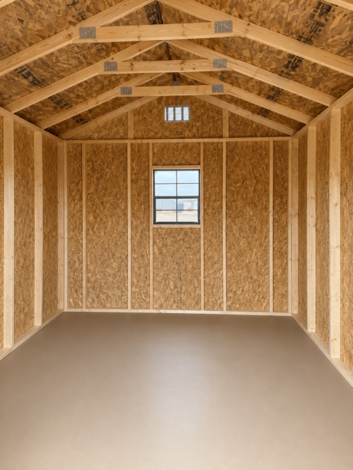 75735-1 10'x12' Economy Ranch Gable Wood Shed
