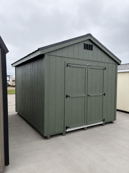 75735 10'x12' Economy Ranch Gable Wood Shed
