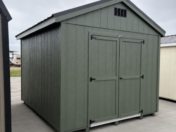 10'x12' Economy Ranch Gable Wood Shed