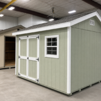10'x12' Ranch Gable Wood Panel Shed