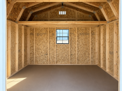 75783-1 10'x12' Economy High Barn Wood Shed