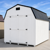 75783 10'x12' Economy High Barn Wood Shed