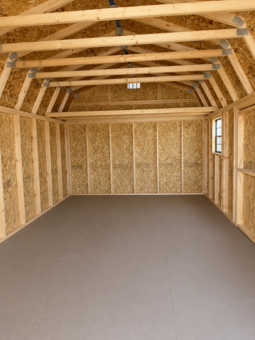 75787-1 12'x20' Economy High Barn Wood Shed