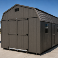 75787 12'x20' Economy High Barn Wood Shed