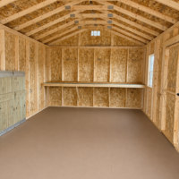 12'x20' Economy Ranch Gable Wood Shed