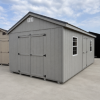 12'x20' Economy Ranch Gable Wood Shed