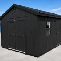 75891 12'x20' Economy Ranch Gable Wood Shed