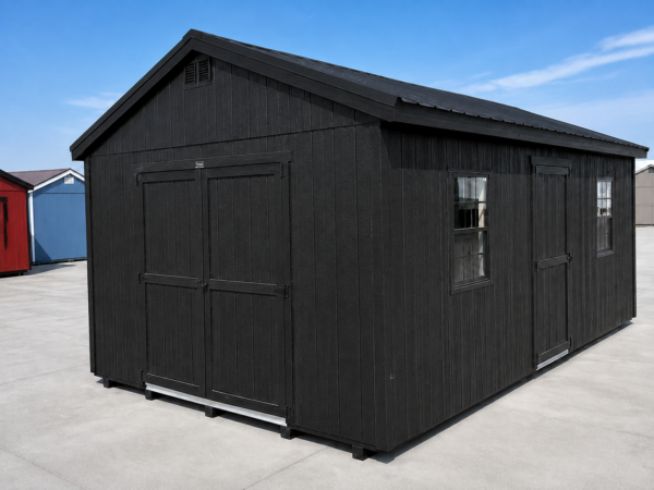 12'x20' Economy Ranch Gable Wood Shed