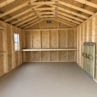 12'x20' Economy Ranch Gable Wood Shed