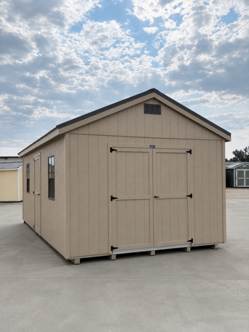 12'x20' Economy Ranch Gable Wood Shed
