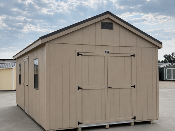 12'x20' Economy Ranch Gable Wood Shed